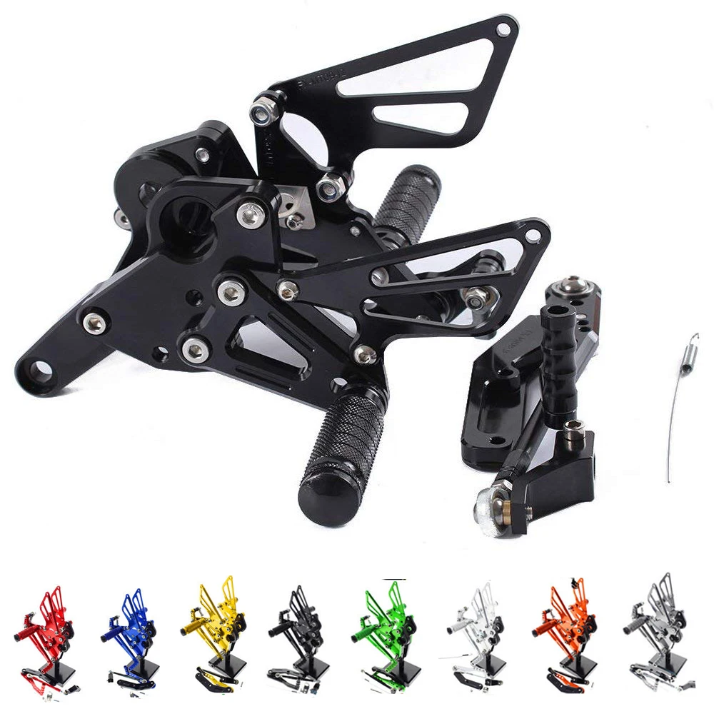 

Motorcycle CNC Rearset adjustable Foot Pegs suit For Yamaha FZ-09 MT09 2013-2017 XSR900 2016-2017