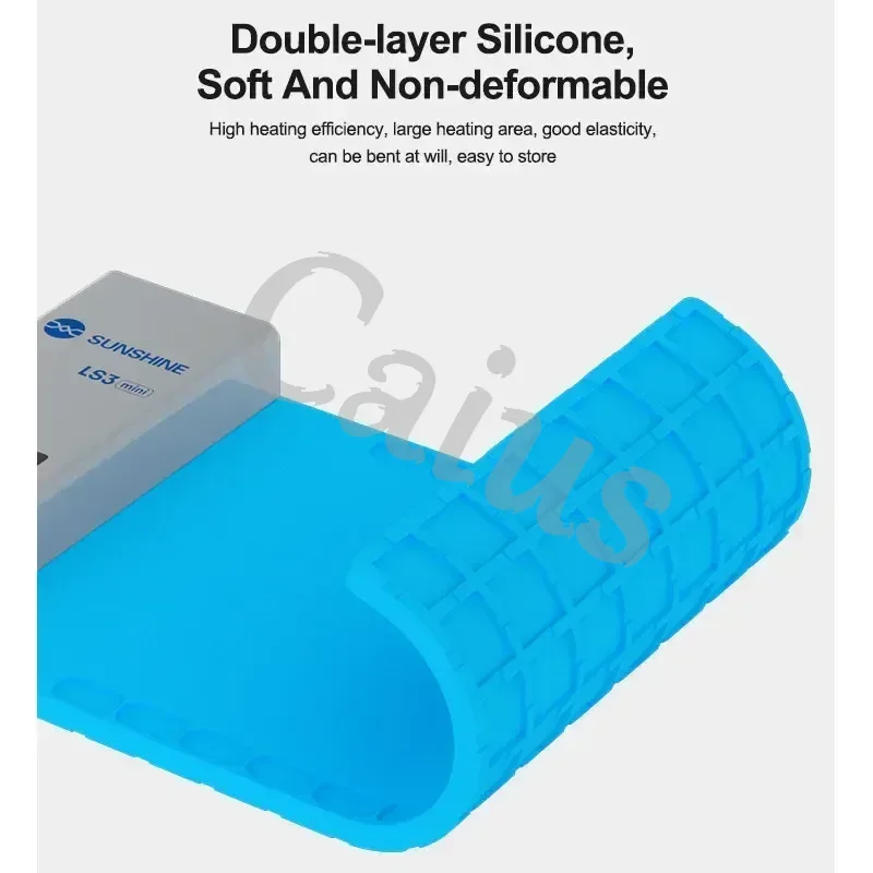 SUNSHINE LS3 mini removedor de pantalla LCD de gran espacio Adecuado para pantallas de teléfonos móviles y tabletas de menos de 10,5 pulgadas, etc.