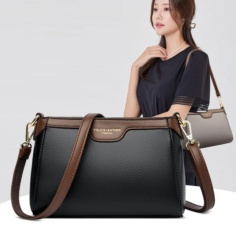 High Quality Soft Genuine leather Shoulder Crossbody Bags for Women 2023 Luxury Handbags Women Bags Designer Messenger Bag Sac