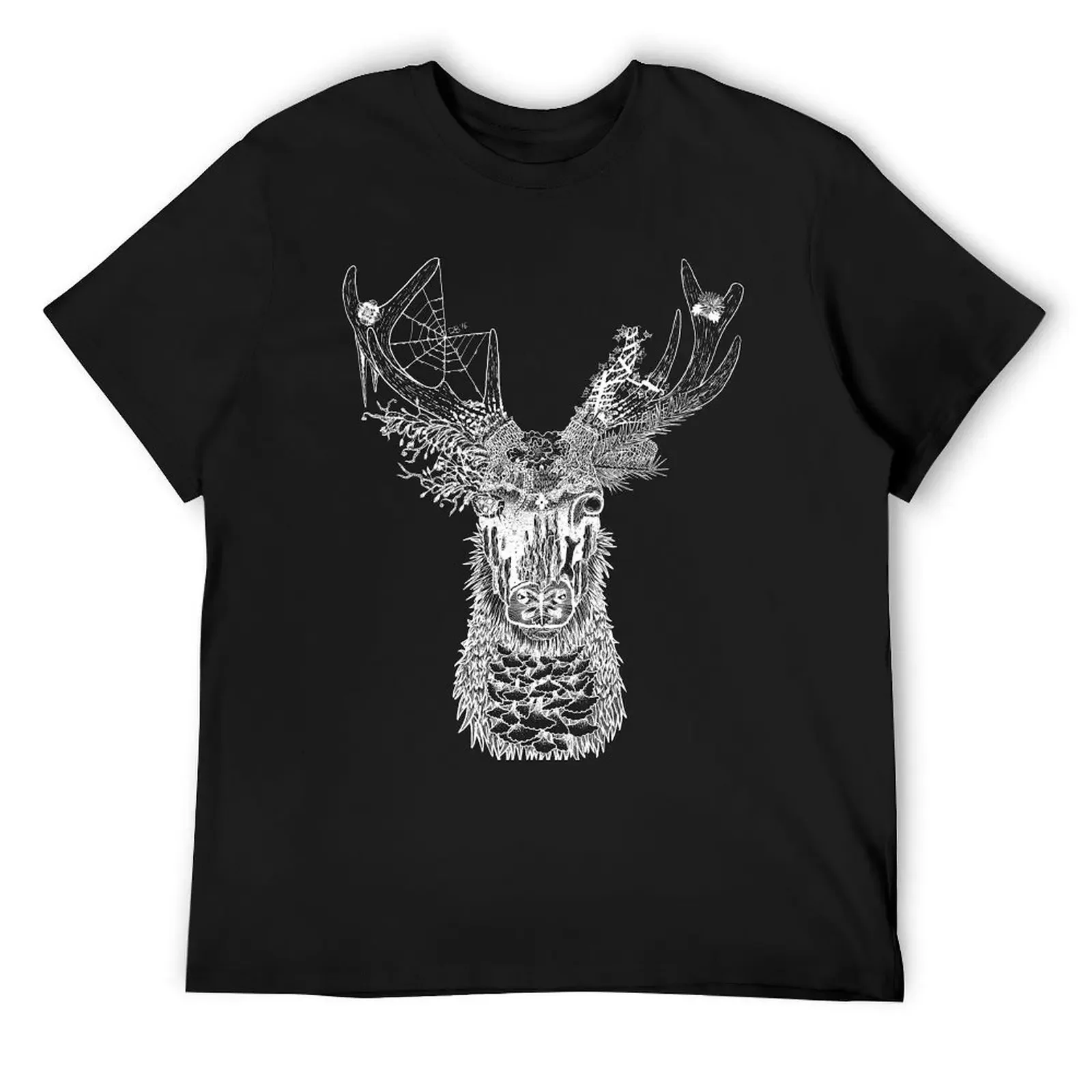 

Nature Deer (White) T-Shirt custom t-shirts valentines boutique clothes aesthetic clothes tops Men's t-shirt
