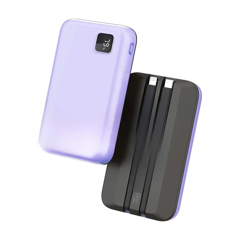 10000 mAh self-contained cable PD20W fast charging LED digital display, mobile power supply