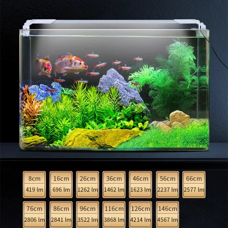 

New waterproof fish tank light aquatic plants algae brightening full spectrum fish tank light small fish tank led