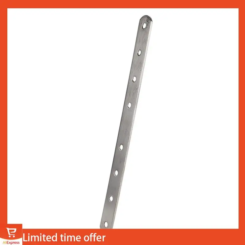 Frische 6X Metall 8 Löcher flache gerade Design Eckstrebe Winkelhalterung 250 mm