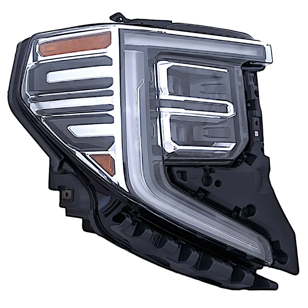 

[Полностью светодиодная] Передняя правая фара (хром) для GMC Sierra 1500 SLT/Denali 2022-2024 гг.
