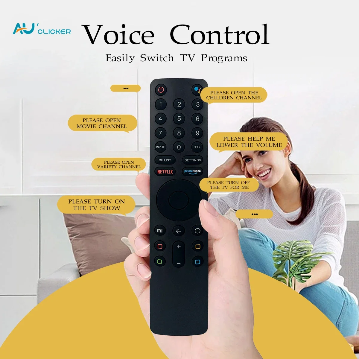 XMRM-010 replacement smart voice remote control for Xiaomi TV 4S L55MS-5A suitable for Xiaomi Android Smart TV L65M5-5ASP