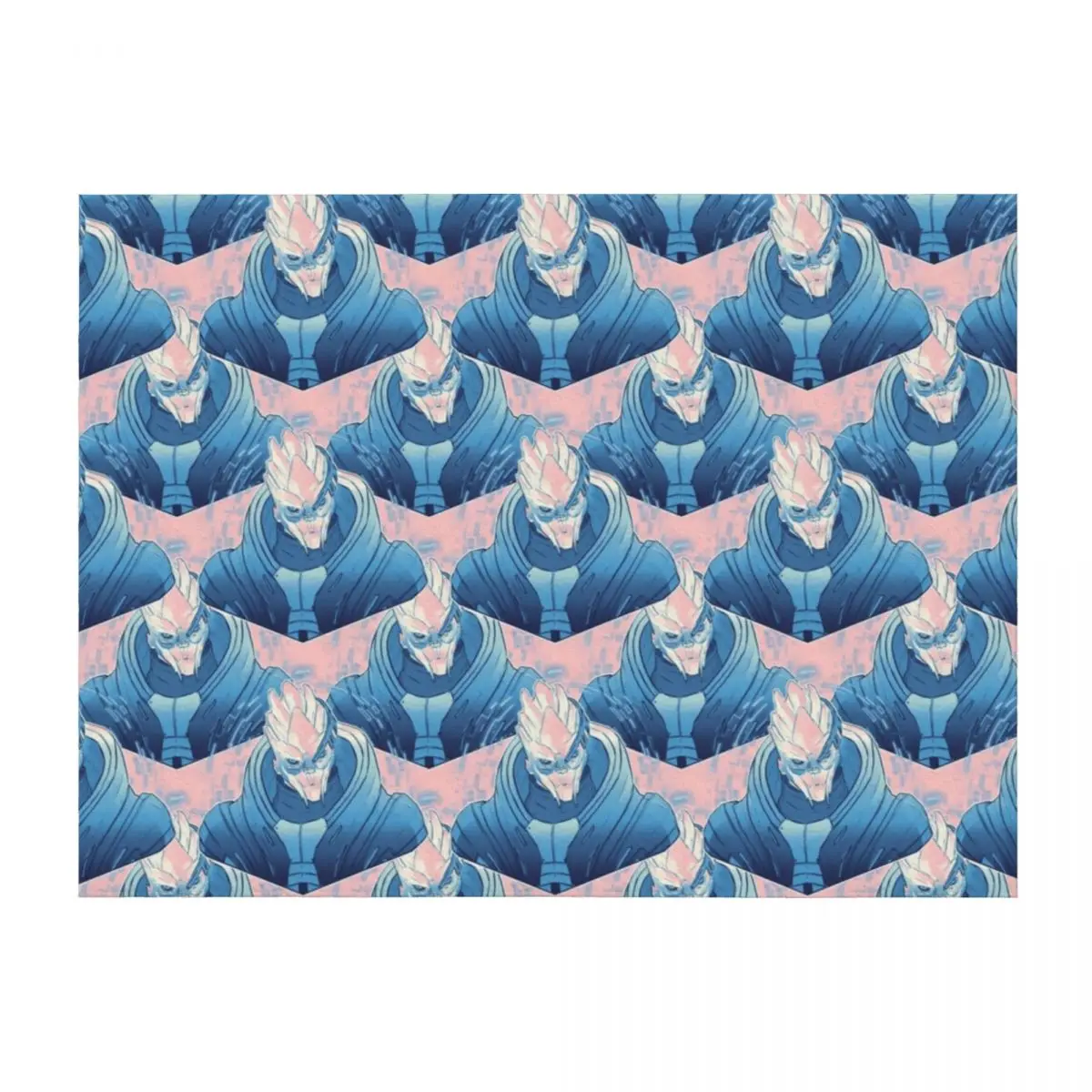 

Garrus Vakarian Throw Blanket Decorative Throw Stuffeds Extra Large Throw bed plaid Blankets