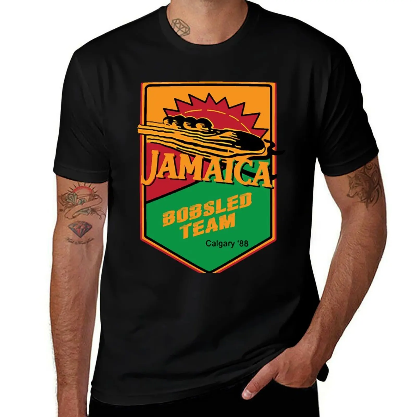 Jamaican Bobsled Team Cool Runnings T-Shirt t shirt men 100% cotton luxury brand T-Shirt