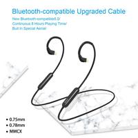 Super Cheap CVJ CT1 2 Pin or MMCX Bluetooth-cable for HiFi Earphone IEM KZ Trn QKZ BLON Kbear CCA TFZ Best Choice