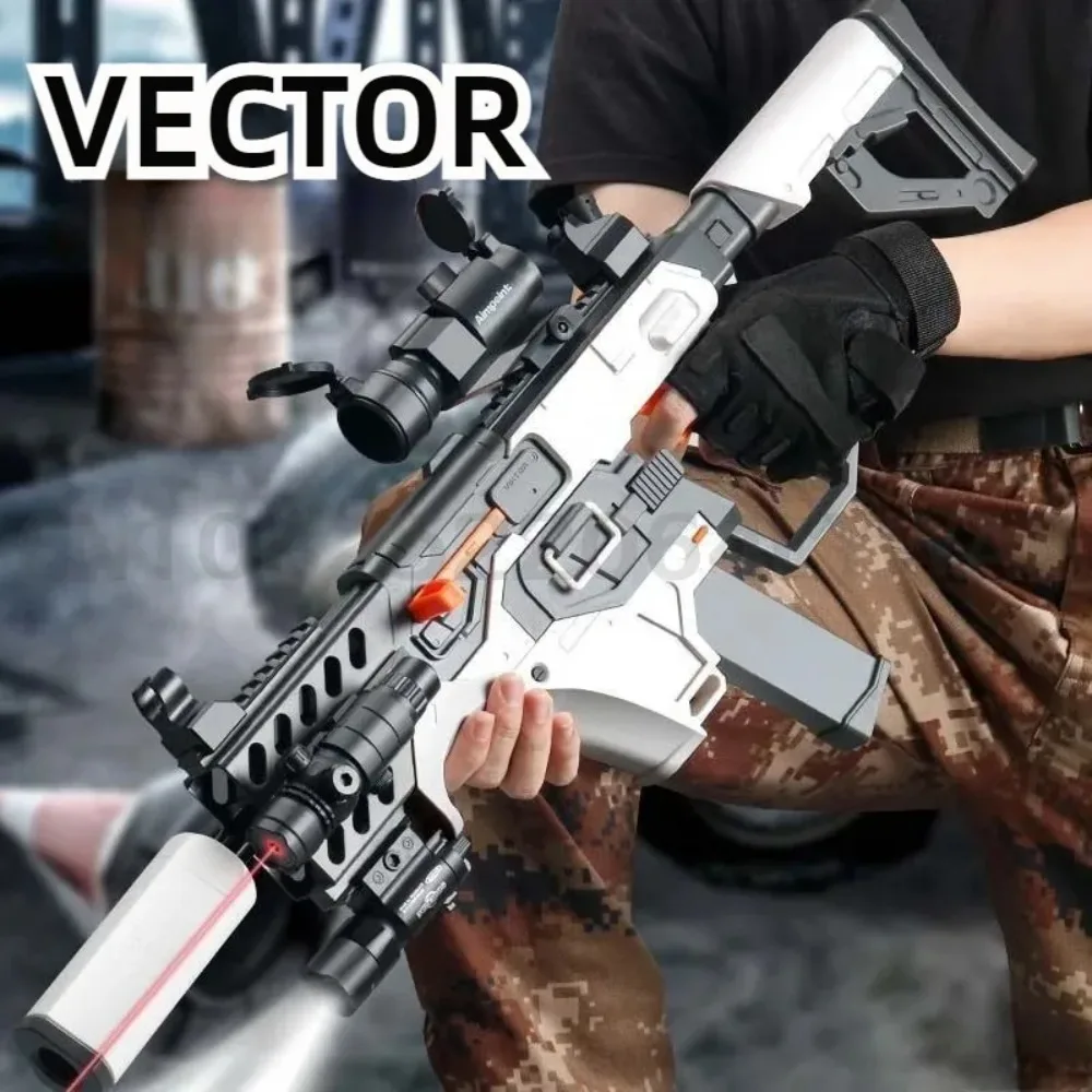 الكهربائية المتكررة رصاصة طرية مسدس لعبة في الهواء الطلق CS لعبة الرماية آلة رشاش نموذج عيد ميلاد هدية الكريسماس للبنين الكبار