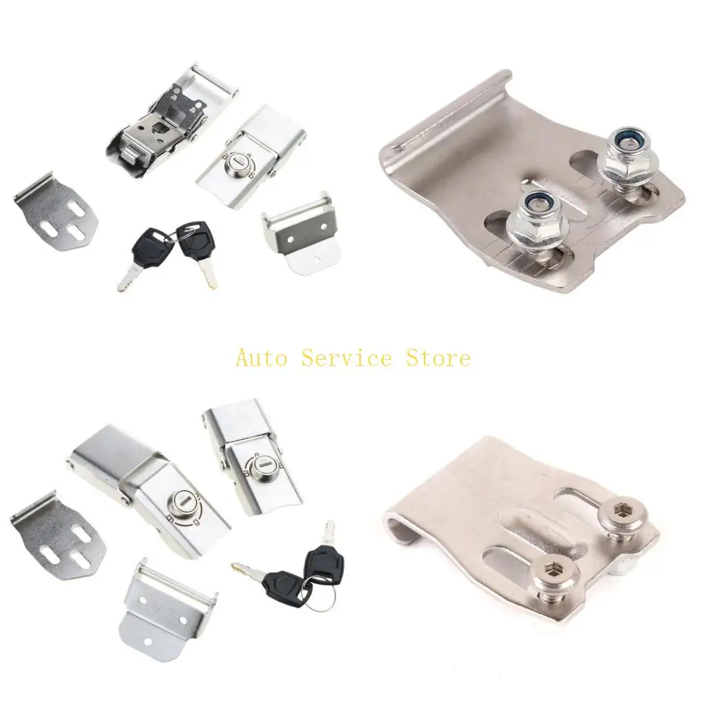 

462A Motorbike Frame Mount Bracket Accessory Trunk Screw Bolts Lock Support Bars