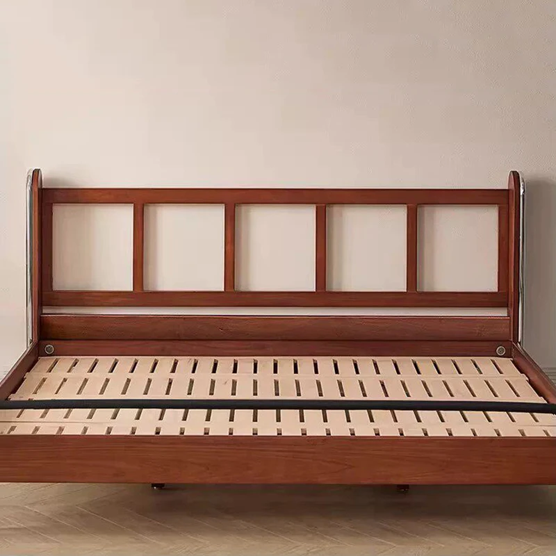 Modern Luxury Massage Bed Simple Platform Floating Safe Sleeping Iron Queen Design Bed Bedroom Frame Muebles Trendy Furniture