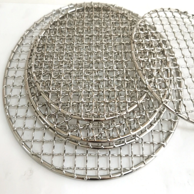 Barbacoa Camping Pot Rack parrilla acero inoxidable rejilla almohadillas malla para exteriores