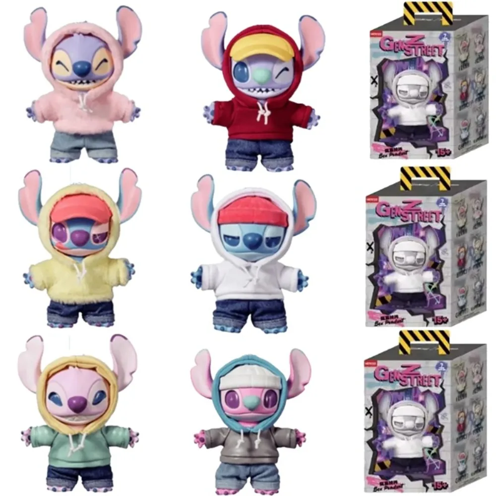 

Disney Blind Box Stitch Gen Z Street Series Blind Box Vinyl Plush Desktop Decoration Pendant Street Stitch Surprise Gift Box