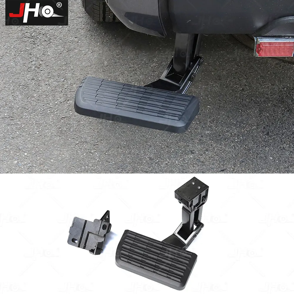 

JHO Pickup Tailgate Foot Step Retractable Rear Bumper Pad T-Step for Toyota Tundra 2022 2023 Assist Accessories