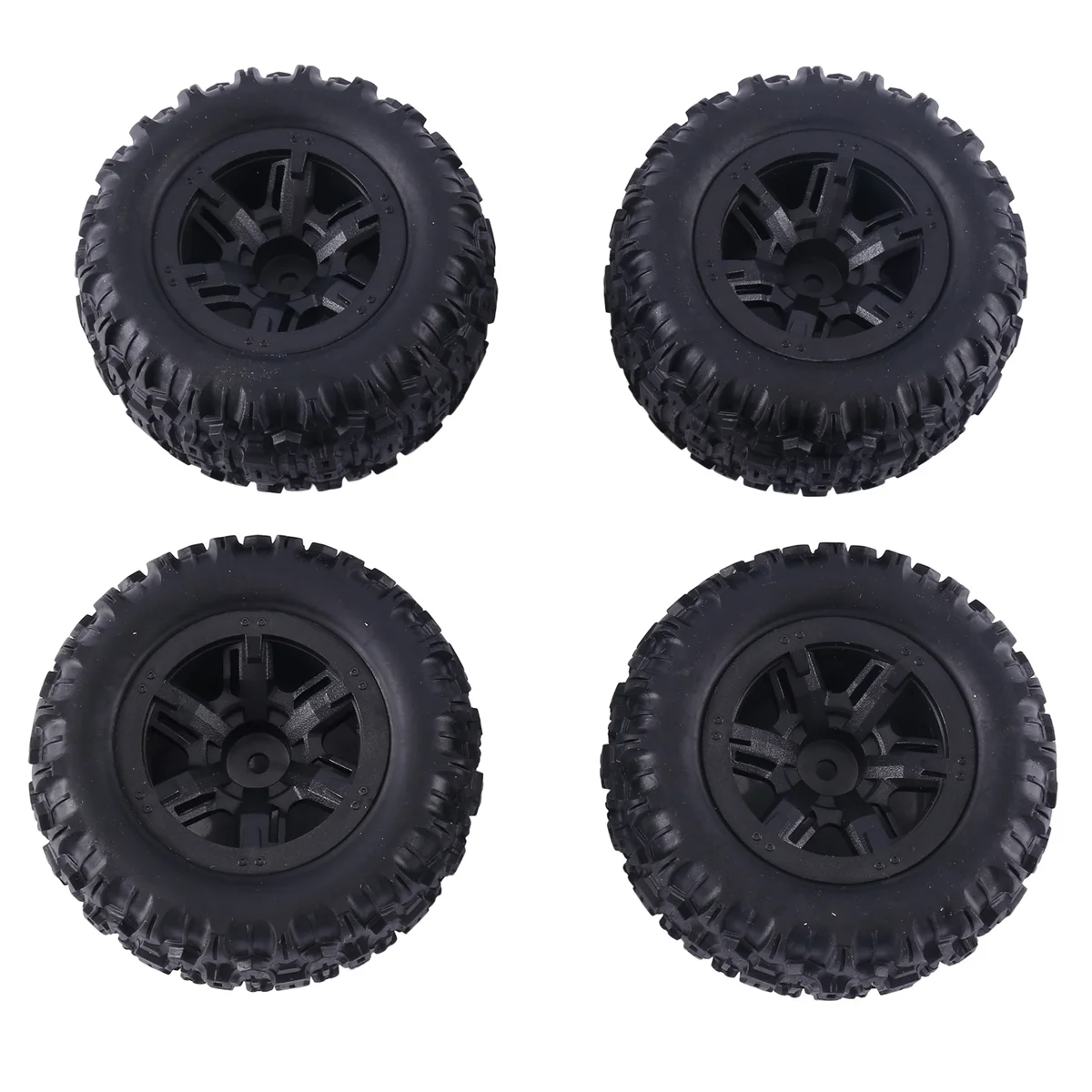 4Pcs Tire Wheel Tyres for MJX Hyper Go 16207 16208 16209 16210 H16 H16H H16E H16P 1/16 RC Car Spare Parts