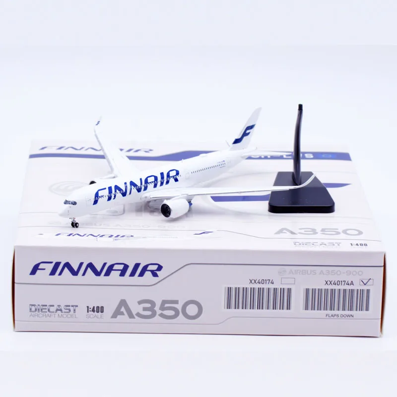 

XX40174A Alloy Collectible Plane Gift JC Wings 1:400 Finnair Airbus 350-900XWB Diecast Aircraft Jet Model OH-LWS Flaps Down