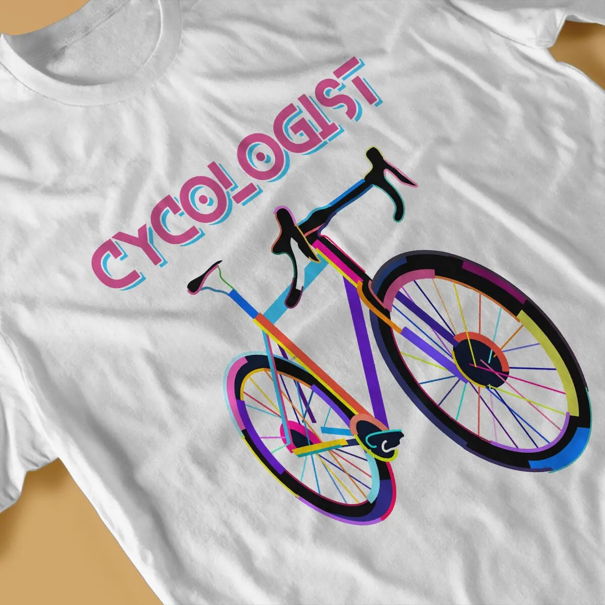 Cyclist Cycling Cycologist Colorful Classic Special TShirt Cycling Sport Mountain Bike Casual Polyester T Shirt Stuff For Adult