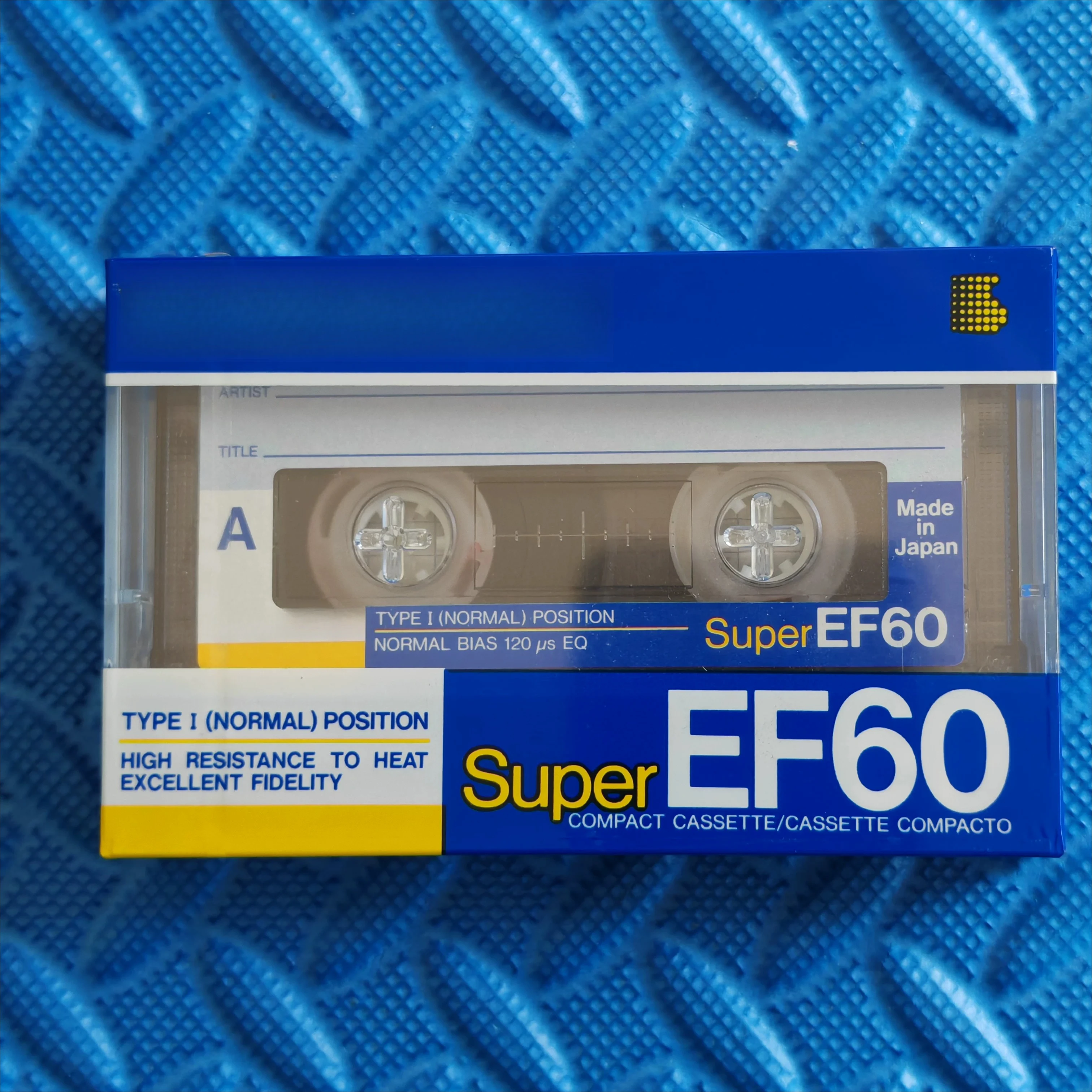 For SONY EF60 (good product) new unopened class tape tape cassette collection nostalgia