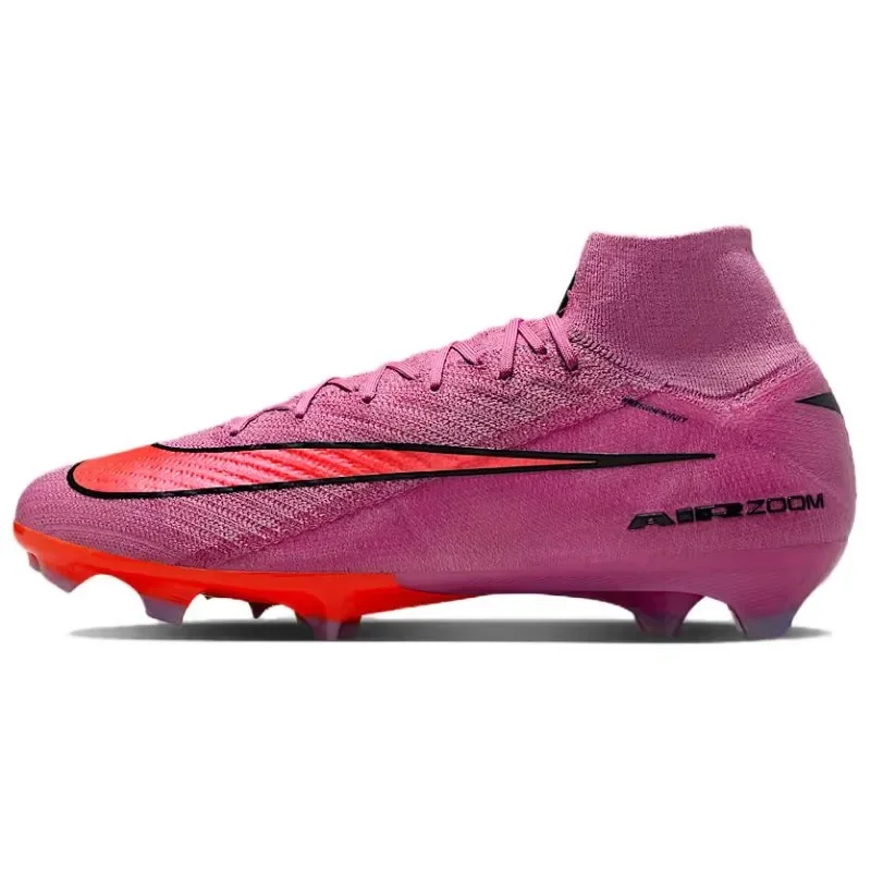 Nike Zoom Mercurial Superfly 10 Elite FG Men's Fashion Flyknit Gripknit Outdoor Soccer Shoes Scary Good Pack AtomKnit FQ1454-600