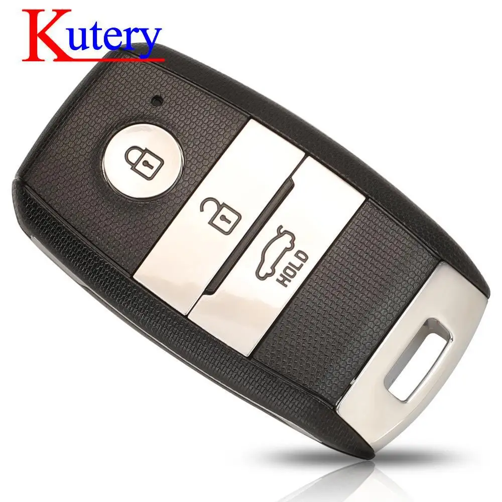 jingyuqin 3 Buttons Smart Remote Car Key Shell Cover For Kia Picanto Optima Sorento Sportage With 2 Types Key Blade Replacement