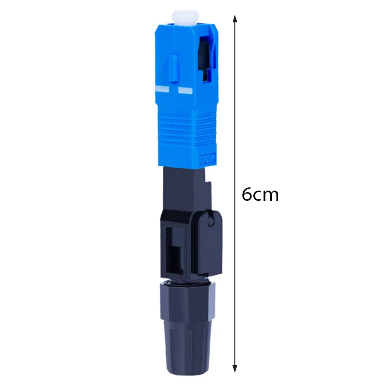 10pcs Single-Mode Fiber Optic SC/UPC Quick Fast Field Assembly Connector Cable Quick Connector Fiber Optic Connector