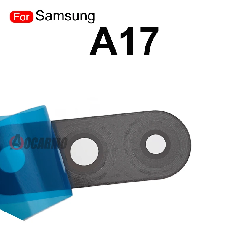 1Pcs For Samsung Galaxy A17 Back Camera Lens With Sticker Replacement Parts