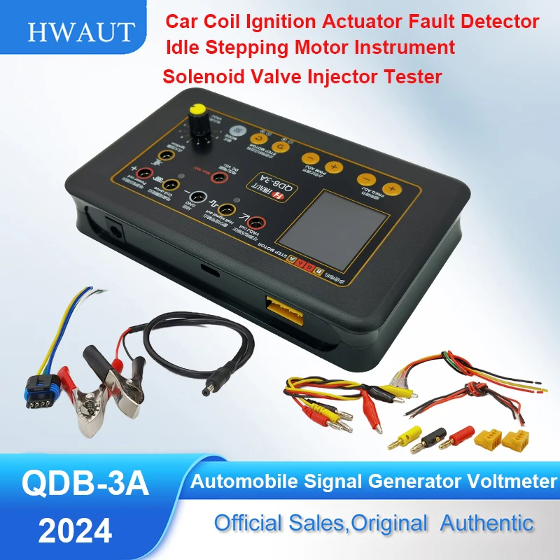 QDB-2A QDB-3A Vehicle Automobile Actuator Fault Detector Car Coil Ignition Idle Stepping Motor Solenoid Valve Injector Tester