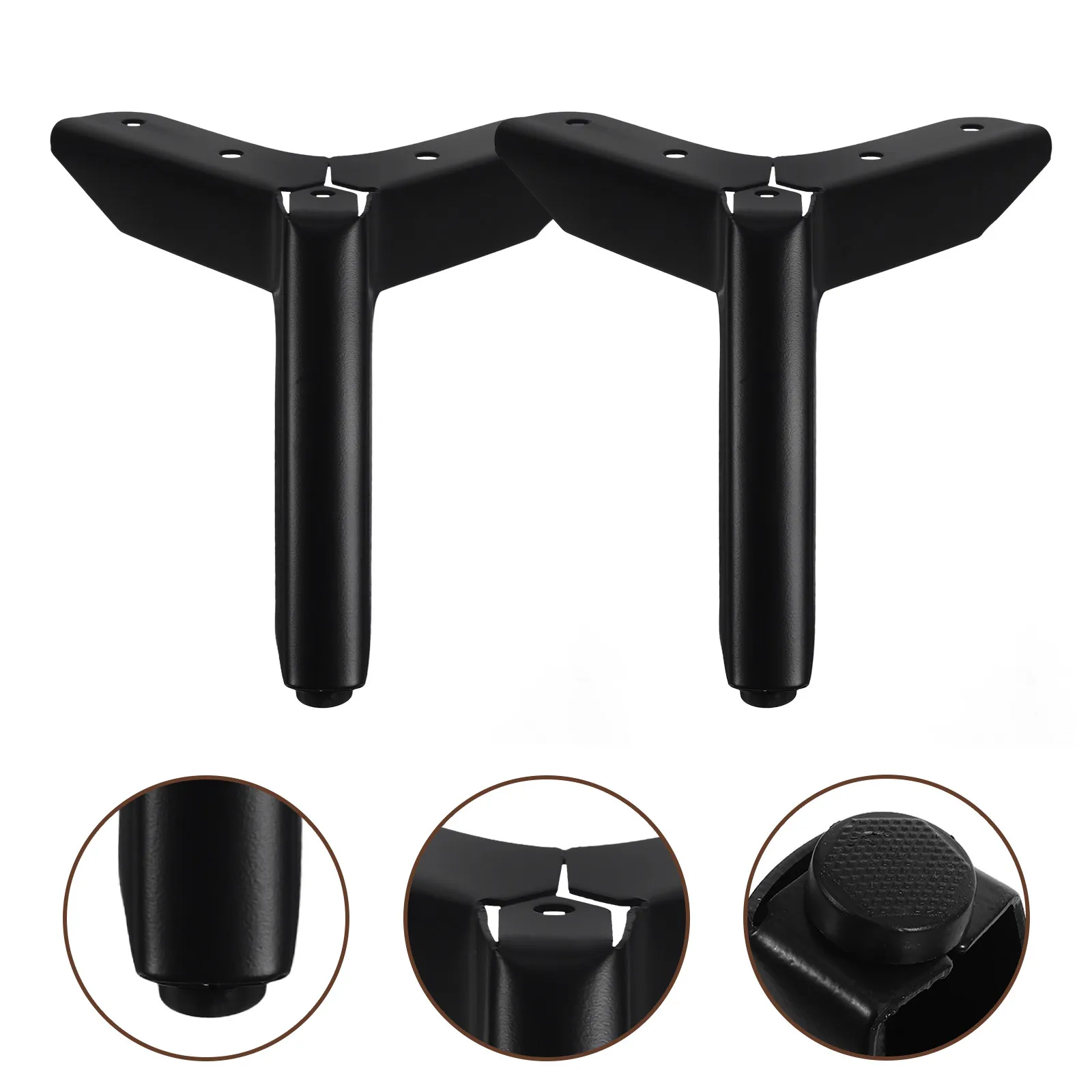 

4Pcs Furniture Legs Furniture Support Metal Airplane Foot Design Modern Sturdy Replacement for Sofa Cabinet Cupboard Couch Chair