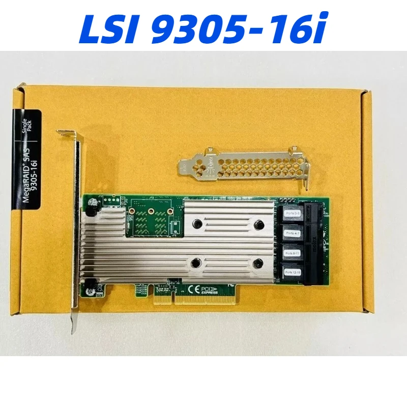 LSI 9305-16i IT Mode HBA Card 12Gbps PCIe SAS SATA Controller for High Speed Data Transfer