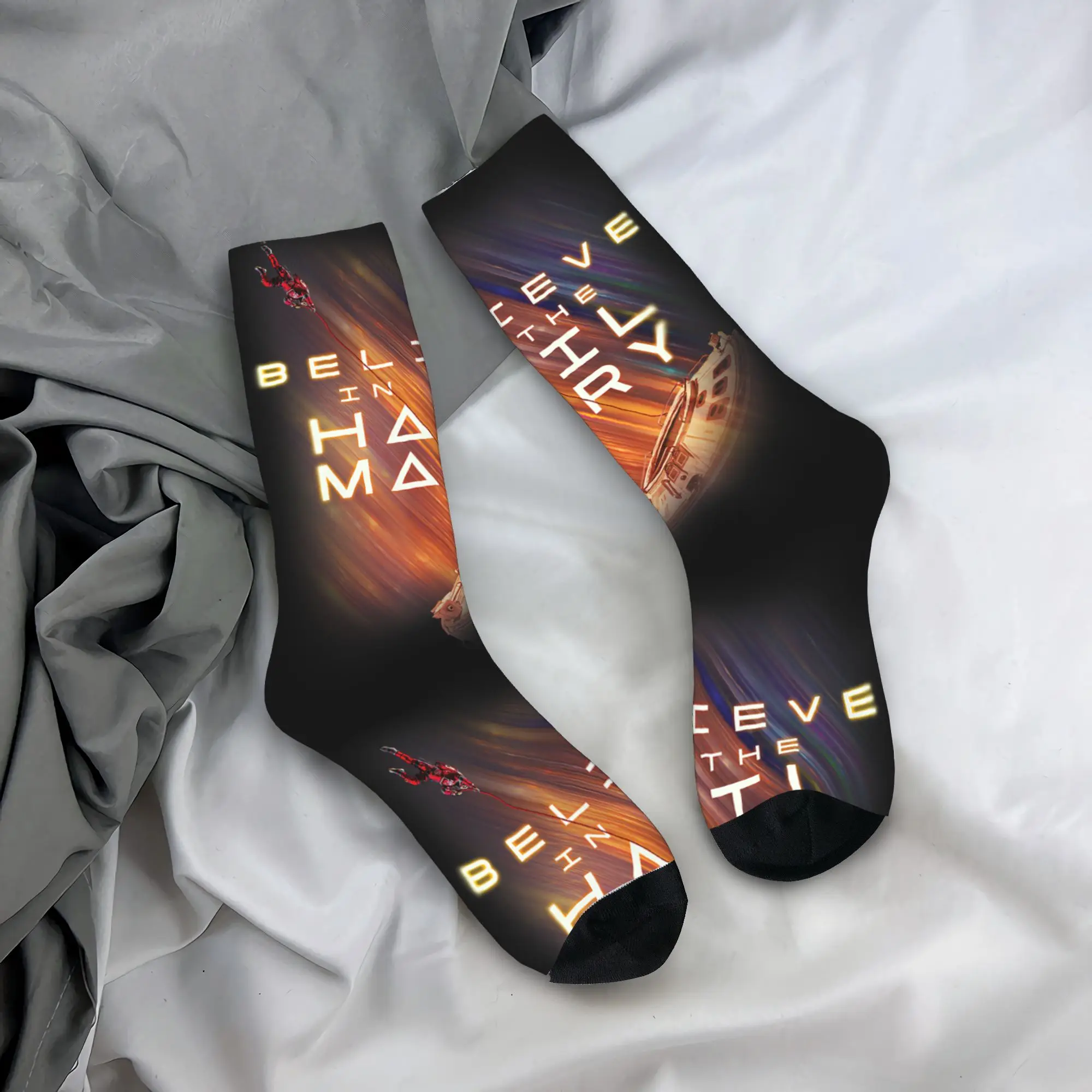 

Носки с изображением Девы Марии для взрослых мужчин, мягкие, дышащие, в готическом стиле, осенние, нескользящие, для альпинизма, в подарок