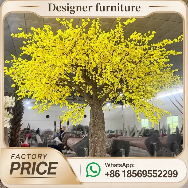 4m Artificial Cherry Blossom Tree Faux Pink Peach Flower Fake Plant For Indoor Outdoor Home Wedding Party Decoration
