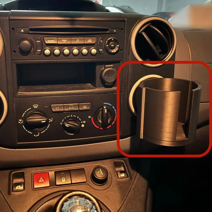 

1PC For Peugeot Partner Citroen Berlingo Car Interior Cup Holder Mounts Phone Holder Push Storage Car Interior Accessories