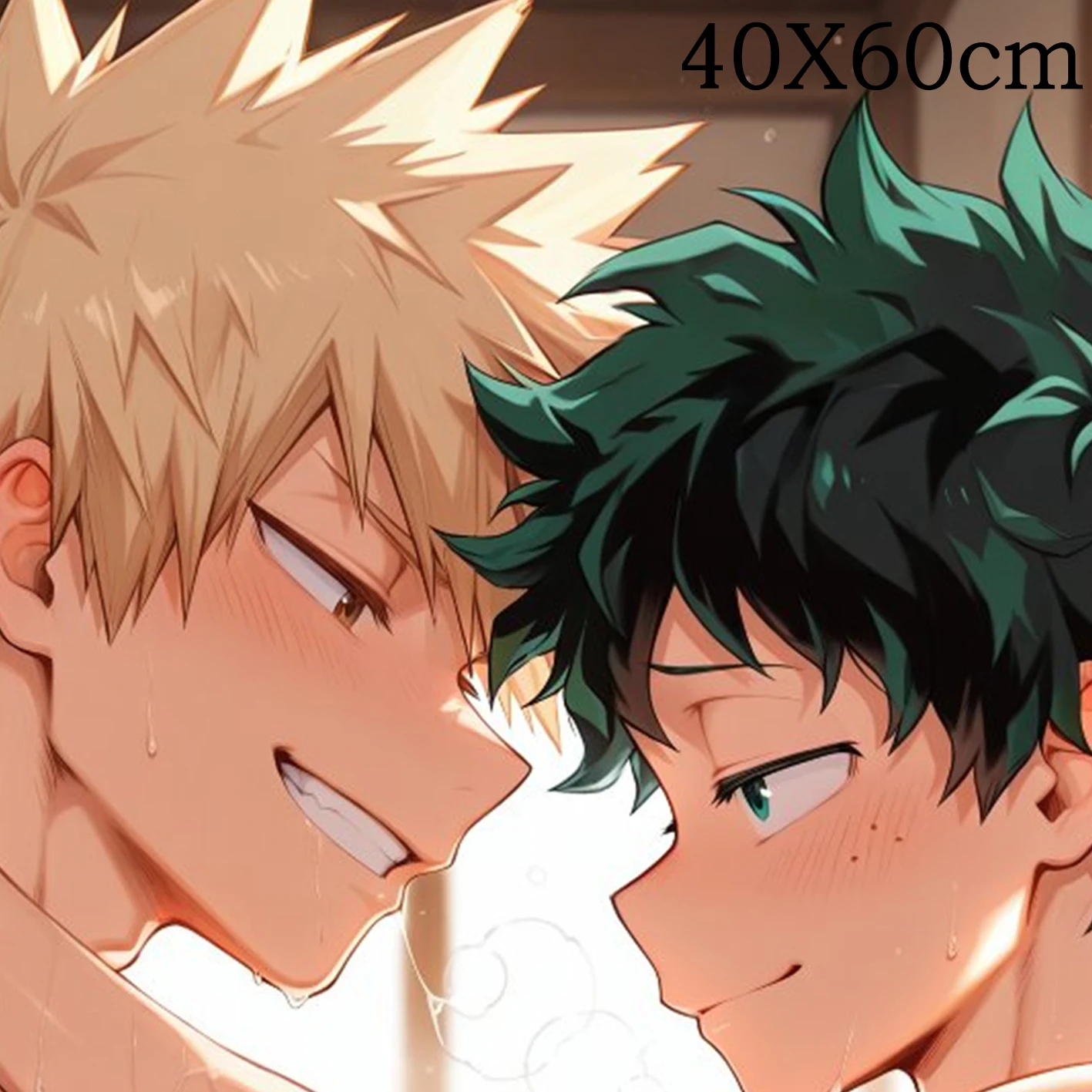 Dakimakura Anime Bakugo Midoriya Pillow Cover Sofa Cushion Double-side Print Throw Pillow Case 40X60cm