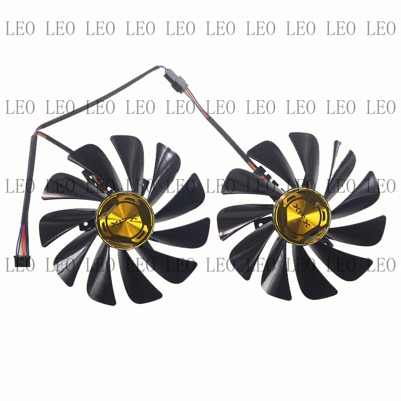 HH  FDC10U12S9-C GPU Fan For XFX RX 5600 5700 XT RAW II Graphics Card Cooling Fan
