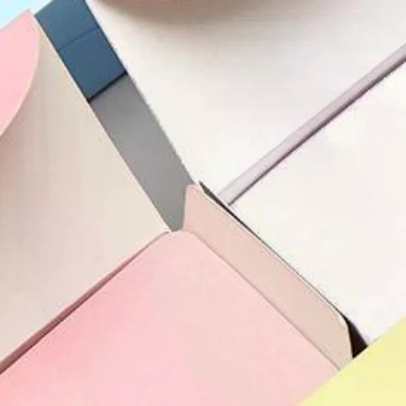 100 Sheets Assorted Color Kraft Paper Gift Boxes Easy Closure Sturdy Build For Wedding Favors Birthday Party Treats