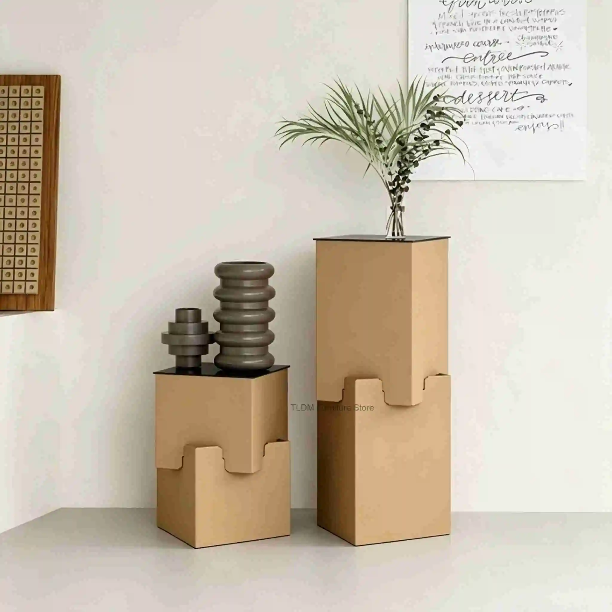 Irregular Floor Island Display Rack, 3D Sample Display Table, Merchandise Display Stand for Retail Store