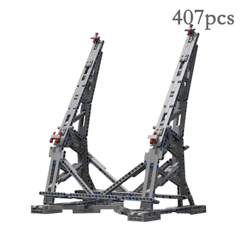 

407 pieces in stock MOC-10219 Everman Millennium Falcon vertical stand 75192 Made in China educational toys
