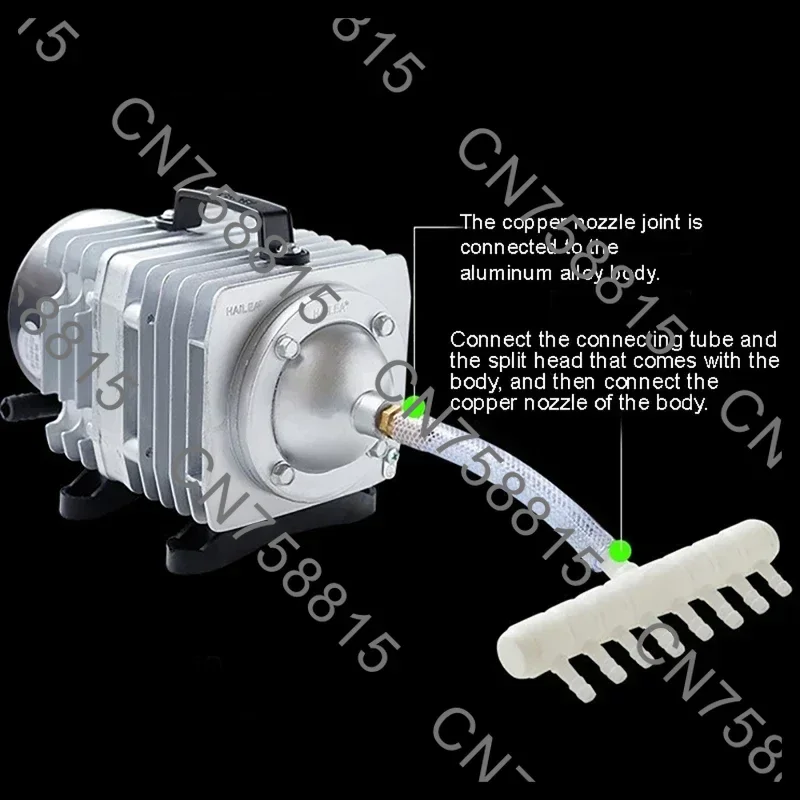 for Fish Aquariums Oxygen Pump for Fish Tank Aquatic,220V 25/30/45W  Air Pump Aquarium Accessories Electromagnetic Compressor