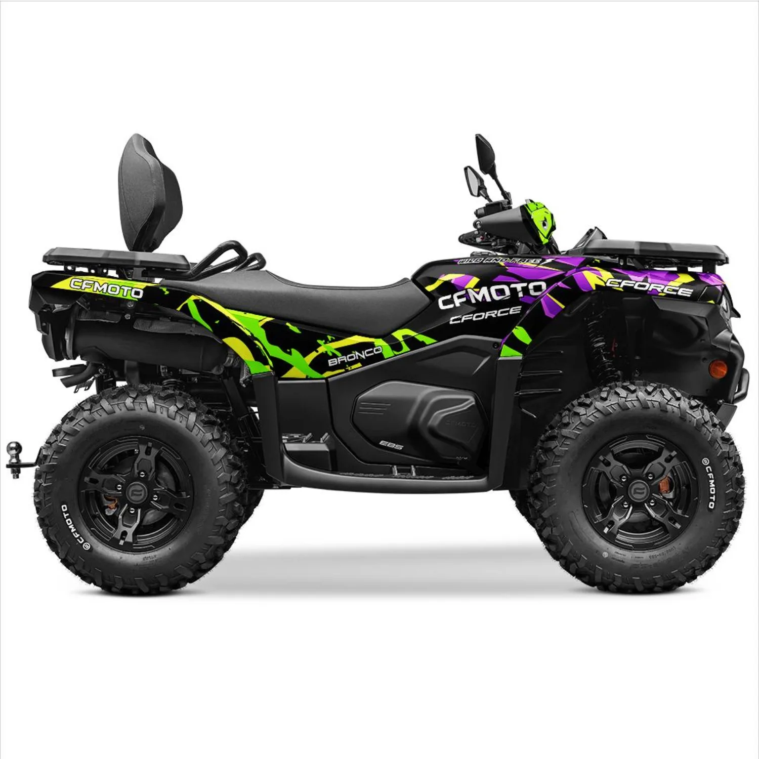 Body Fairing Sticker Decals Protective Quads / Atv 4x4 Full Graphic Kit For CFMOTO CFORCE 400+450+500+520 2022-2026  Design-18