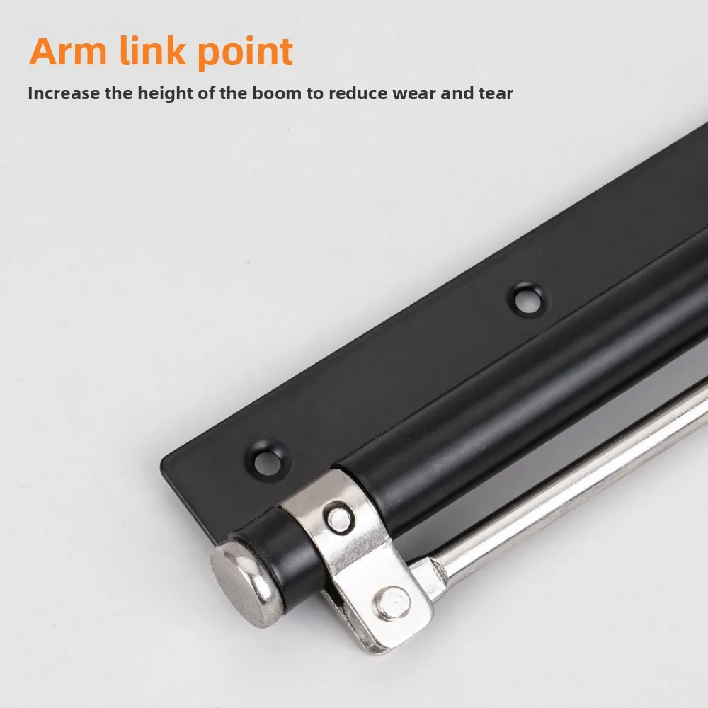 Stainless Steel Simple Wooden Door Adjustable Light Automatic Door Closing Artifact Thickened Silent Spring Door Closer