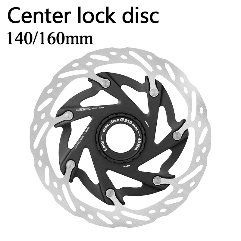 

MEROCA велосипедный ротор с центральным замком 140 мм 160 мм, полый рассеиватель тепла, разбивание ветра для дорожного горного велосипеда, роторы, аксессуары для велосипеда