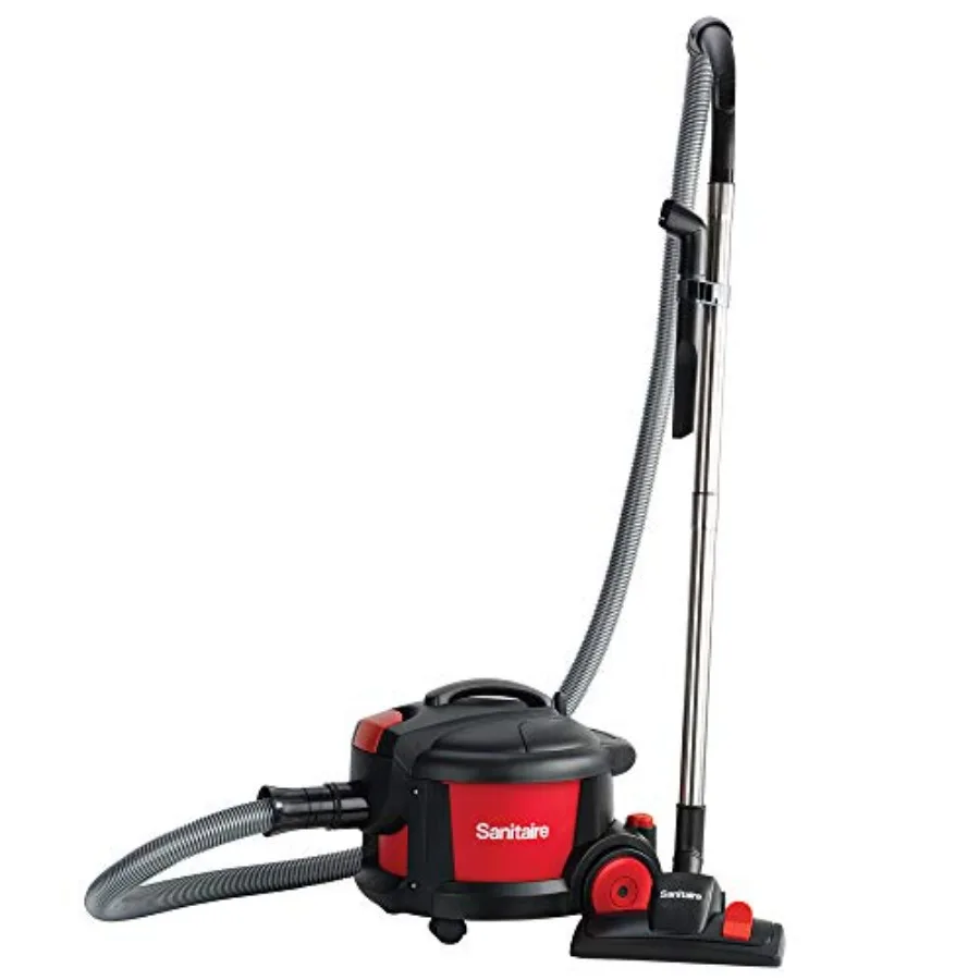 

SC3700A Quiet Clean Canister Vacuum, Red/Black, 9.0 Amp, 11" Cleaning Path.