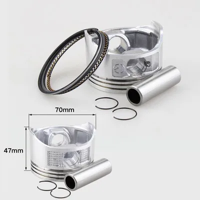 70mm Piston Rings Kit For HONDA GX220 Chinese 170F about 7HP Gasoline Engine Motor Generator Water Pump