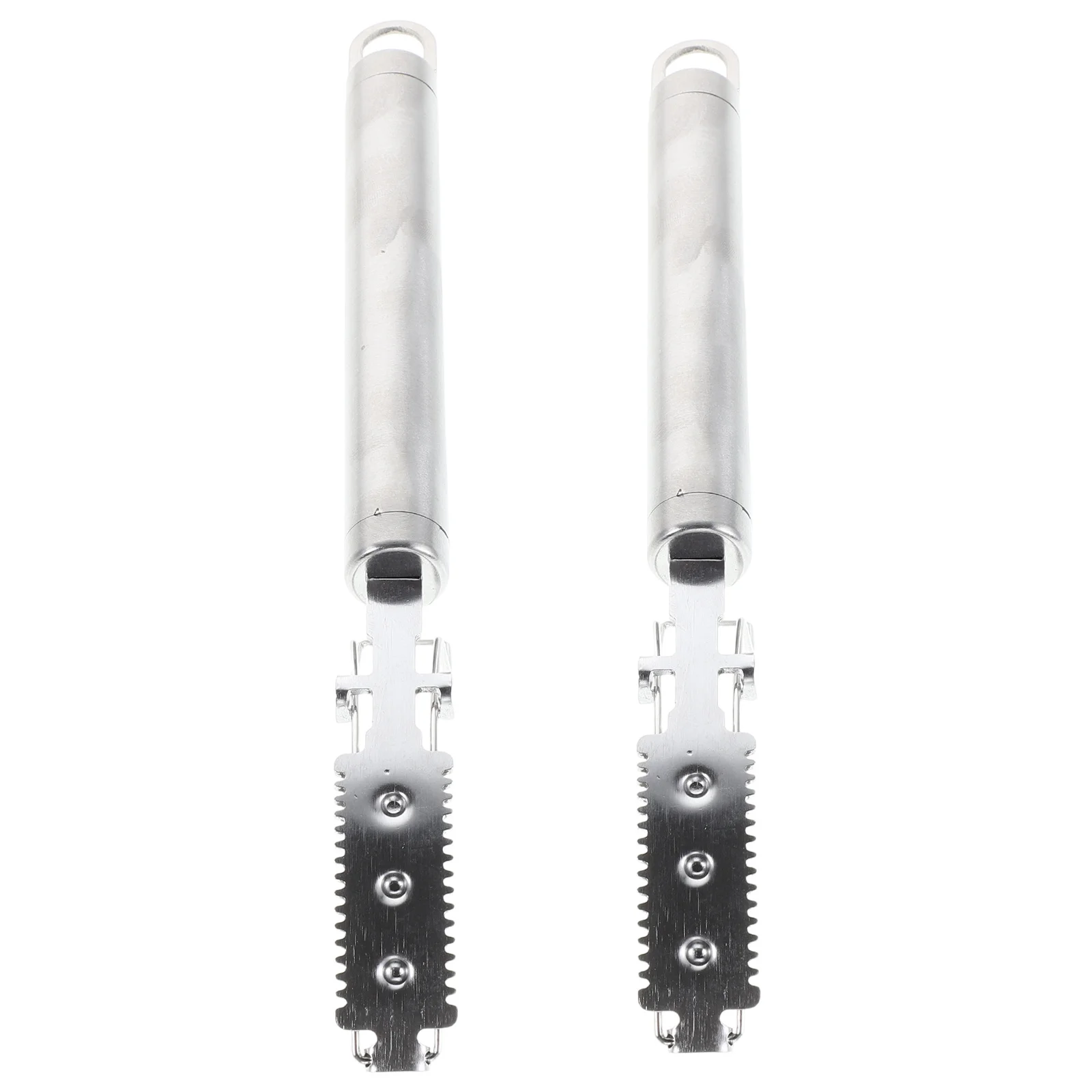 

2Pcs Stainless Steel Pig Hair Removal Tool Ergonomic Handle Scraper for Kitchen Slaughterhouse Farm Animal Cleaning Portable