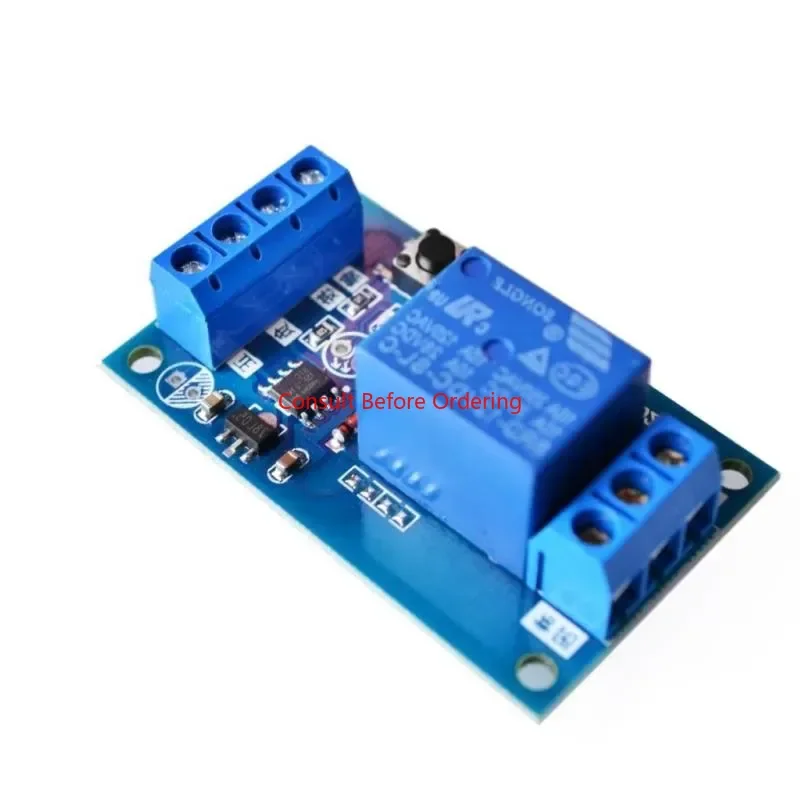 10PCS/LOT 12V Bond Bistable Relay Module Car Modification Switch One Start And Stop The Self-Locking