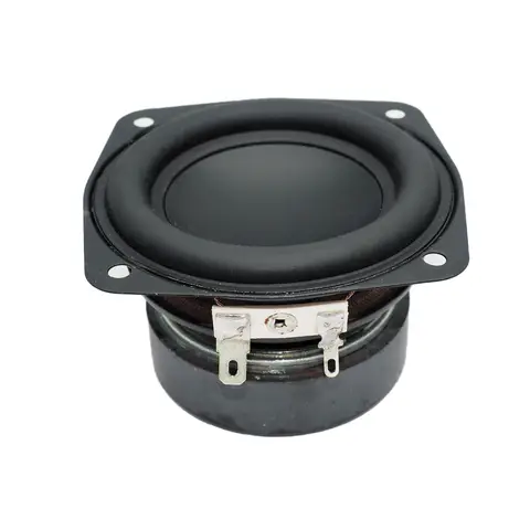 1 개 3 인치 78MM 서브 우퍼 스피커 4 옴 15W 저녁 베이스 오디오 스퀘어 우퍼 DIY 홈 시어터 사운드 음악 책장 스피커