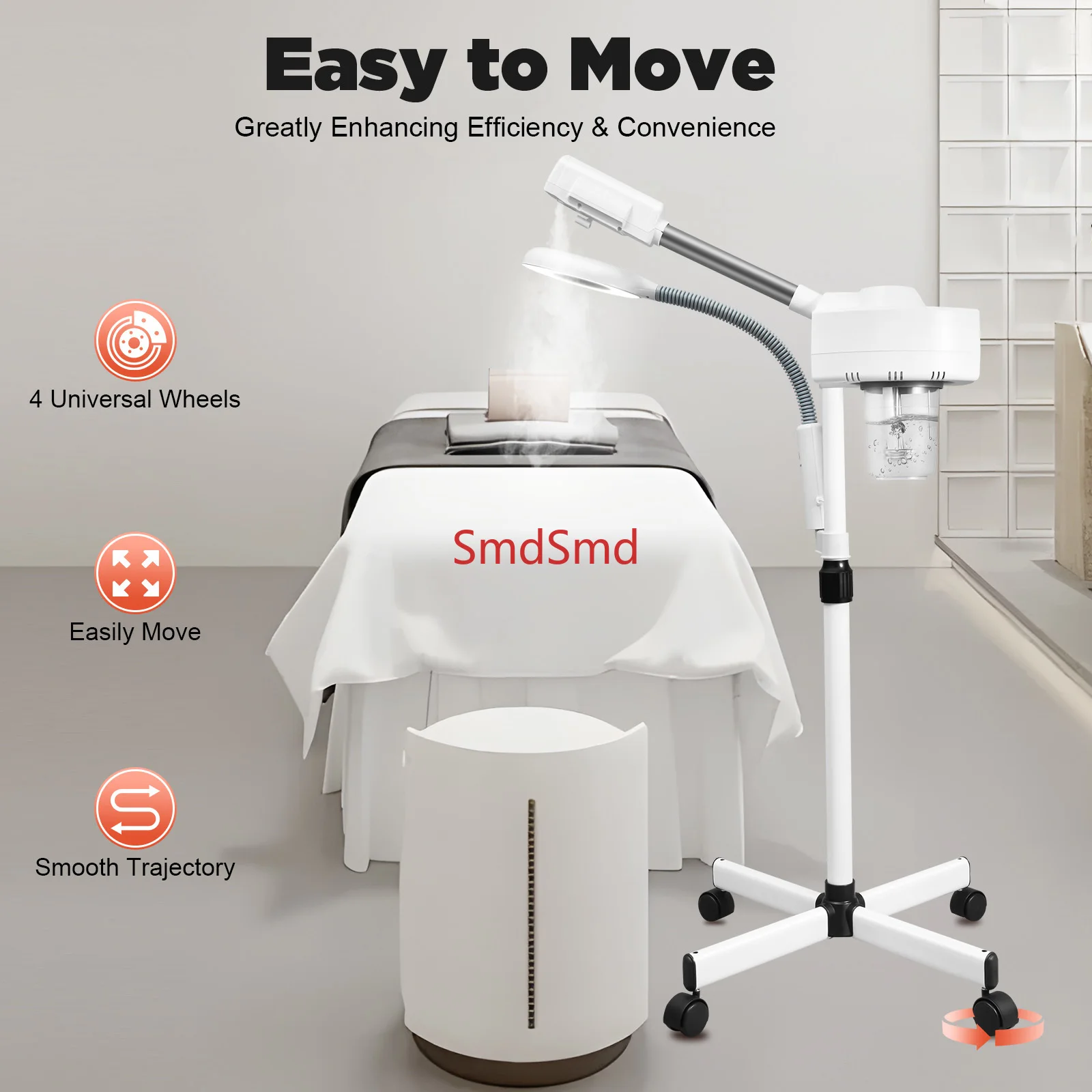 Professional Facial Steamer, FaDeep Clean Ozone Face Steamer, 2 in 1e Machine w/ 5X Magnifying