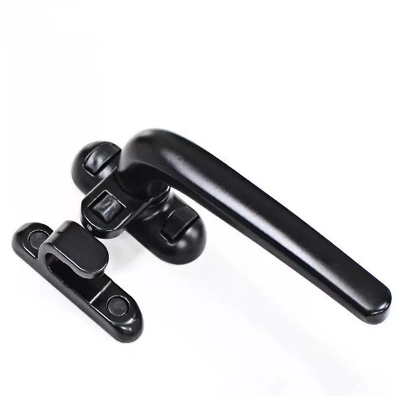 Door and Window Handle Aluminum Alloy Casement Window Seven-Character Handle Inside and Outside Window with Roller Lock
