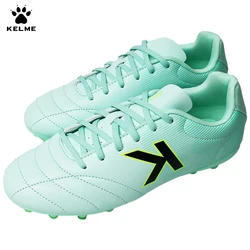 KELME-Sapatos de Futebol Profissional de Futsal, Tênis Deslizáveis Masculinos, Grama Artificial Juventude, Botas de Futebol MG, 8312ZX12