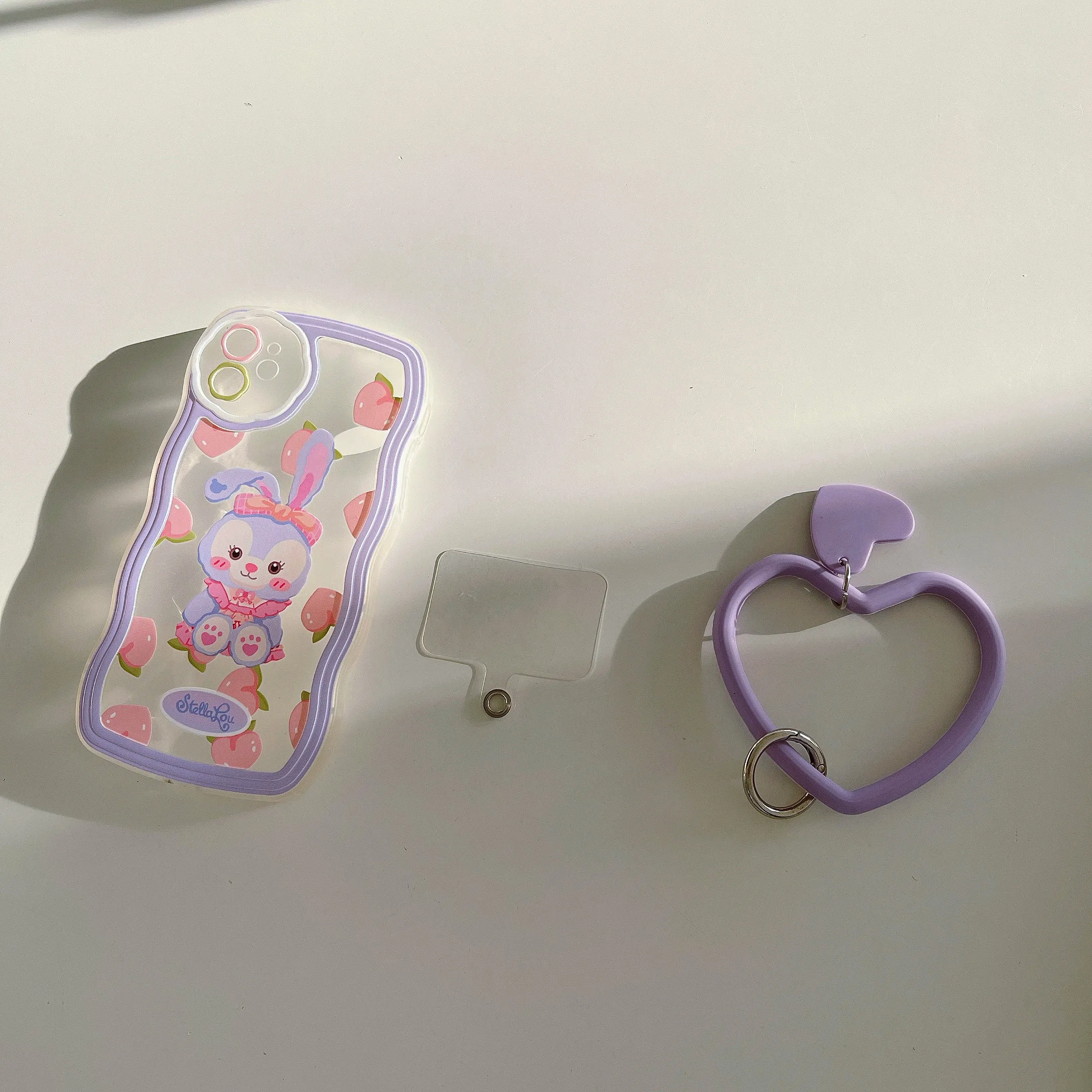 Fashion Mobile Phone Lanyard Cartoon Silicone Wristband Mobile Phone Pendant Decoration Love Silicone Bracelet Silicone Bracelet image 5
